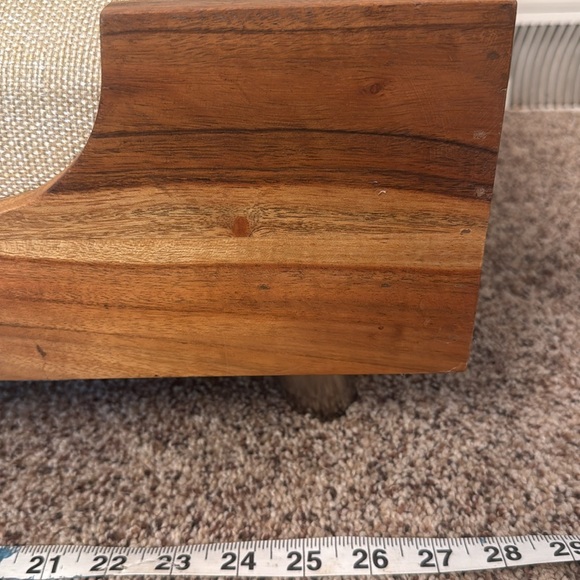 Wooden Pet Bed with Cream Cushion - Picture 7 of 13